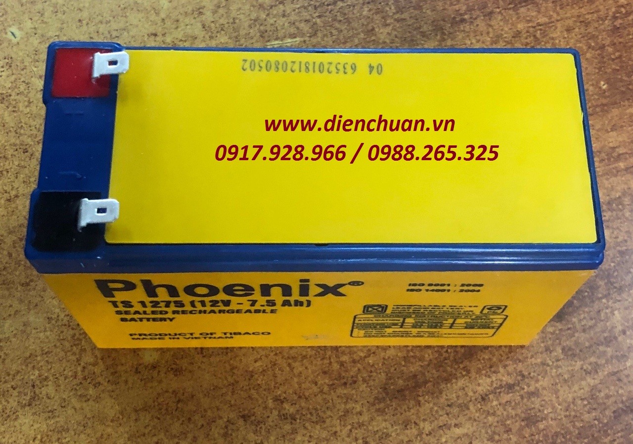 Phoenix 12V-7.5Ah Ts1275 Dry Battery