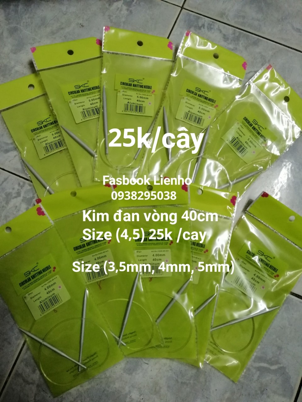 Kim đan vòng SKC  40cm - 80cm