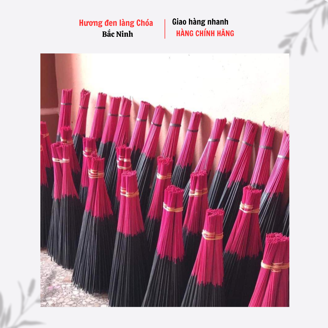 Hương đen làng Chóa (100 nén 100cm_se tay )