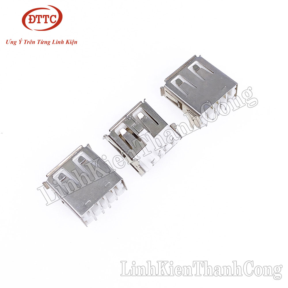 Cổng USB Cái 2.0 Loại Cắm 1 Cổng Type A 4 Chân