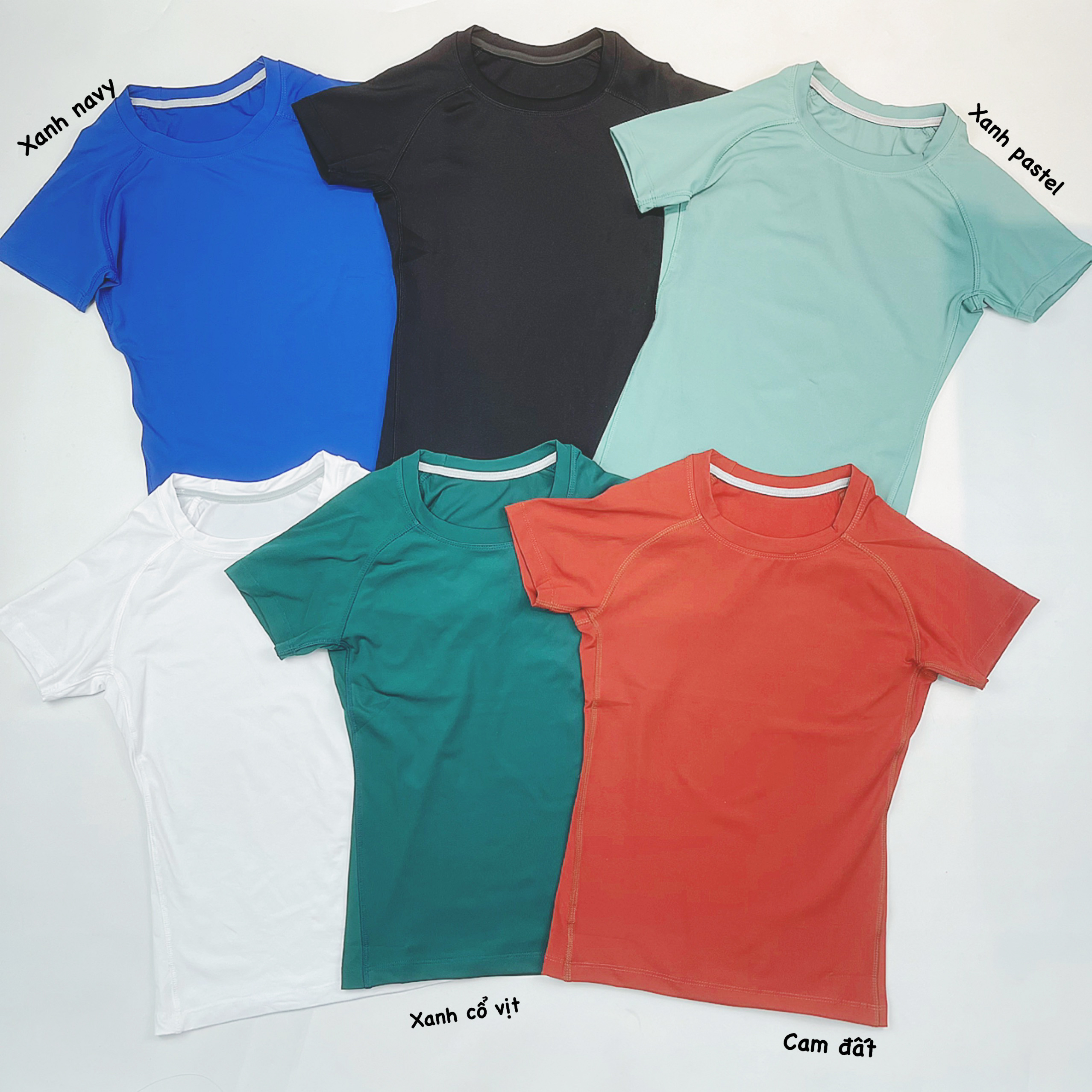 [HCM]Áo Tập Gym Ôm Body Trơn Basic