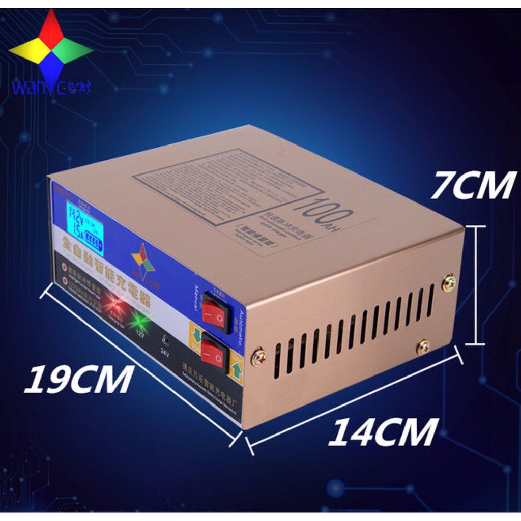 Bộ nạp ắc quy 12V và 24V - 200AH