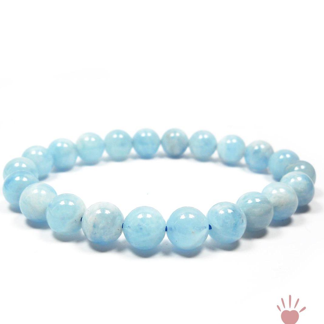 [HCM]Vòng Tay Đá Aquamarine 6ly