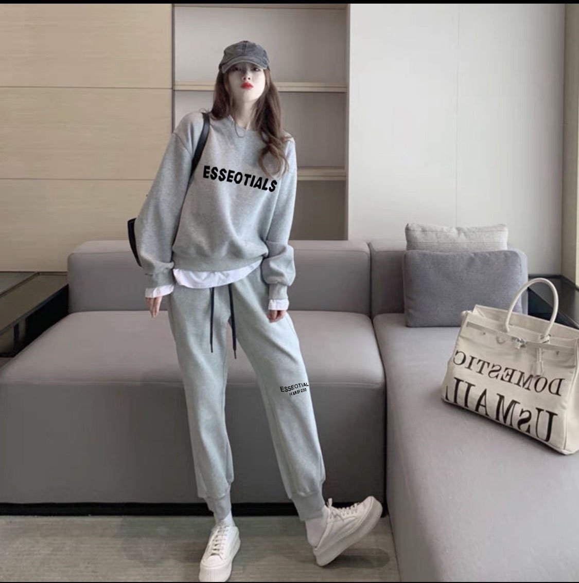 Set Bộ Nỉ Bông - Áo Hoodie Dài Tay Quần Bom Bo Gấu Chất Siêu Dày Dặn Phong Cách Thể Thao ĐỦ SIZE
