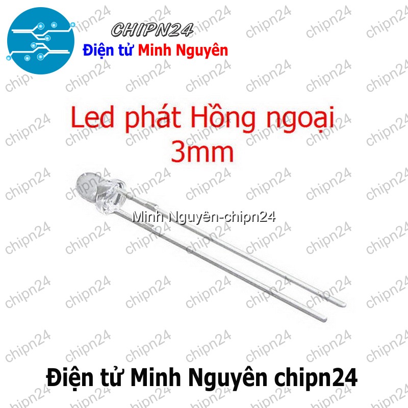 [5 con] (K129) Led Phát Hồng ngoại 3mm - HH000990