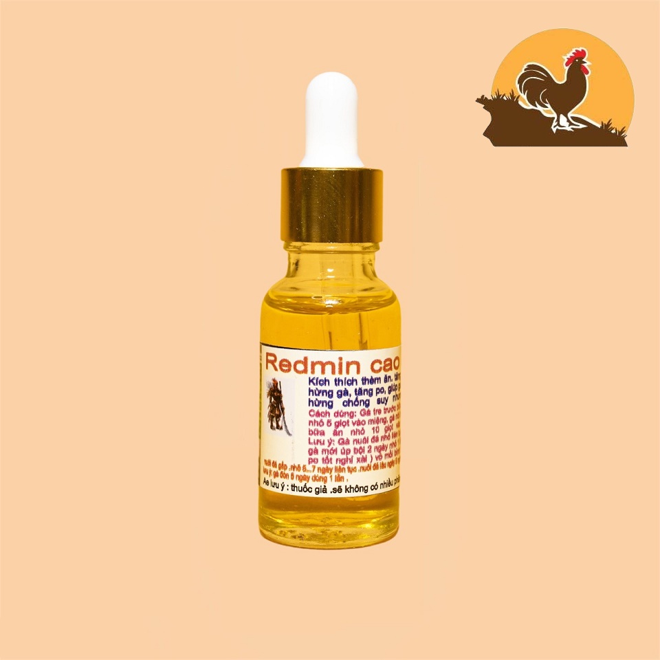 REDMIN vàng dinh dưỡng đẳng cấp cho gà đá 20ML