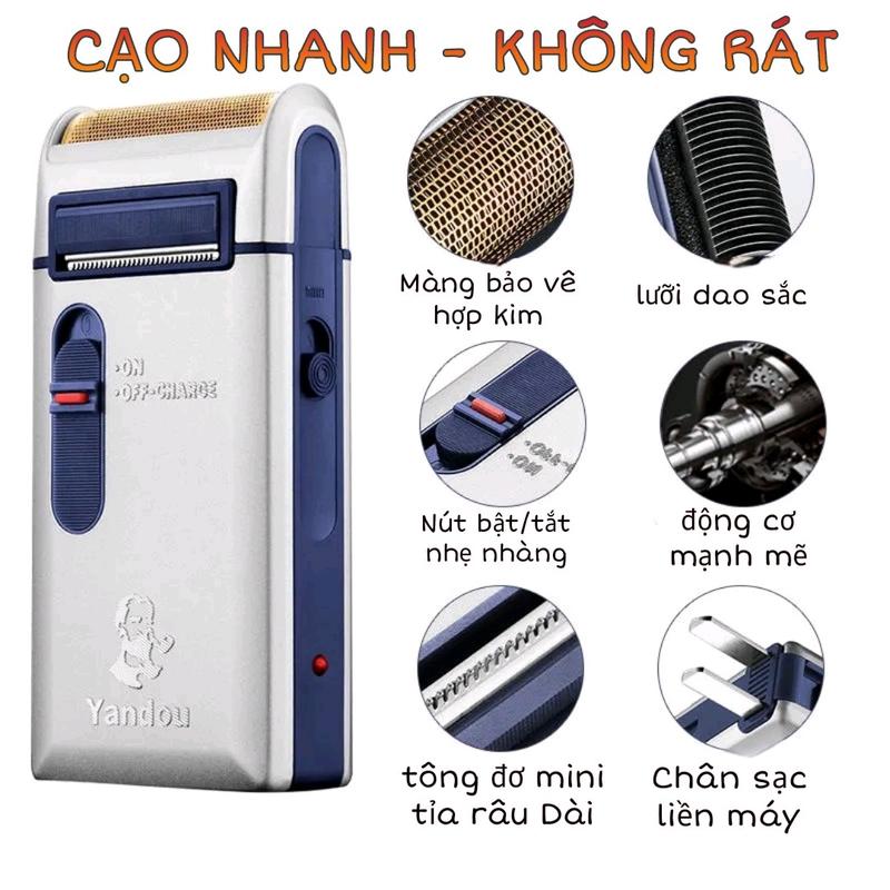 Yan-Dou Horizontal Blade Shaver for Men, Super Durable Shaver, Powerful Style