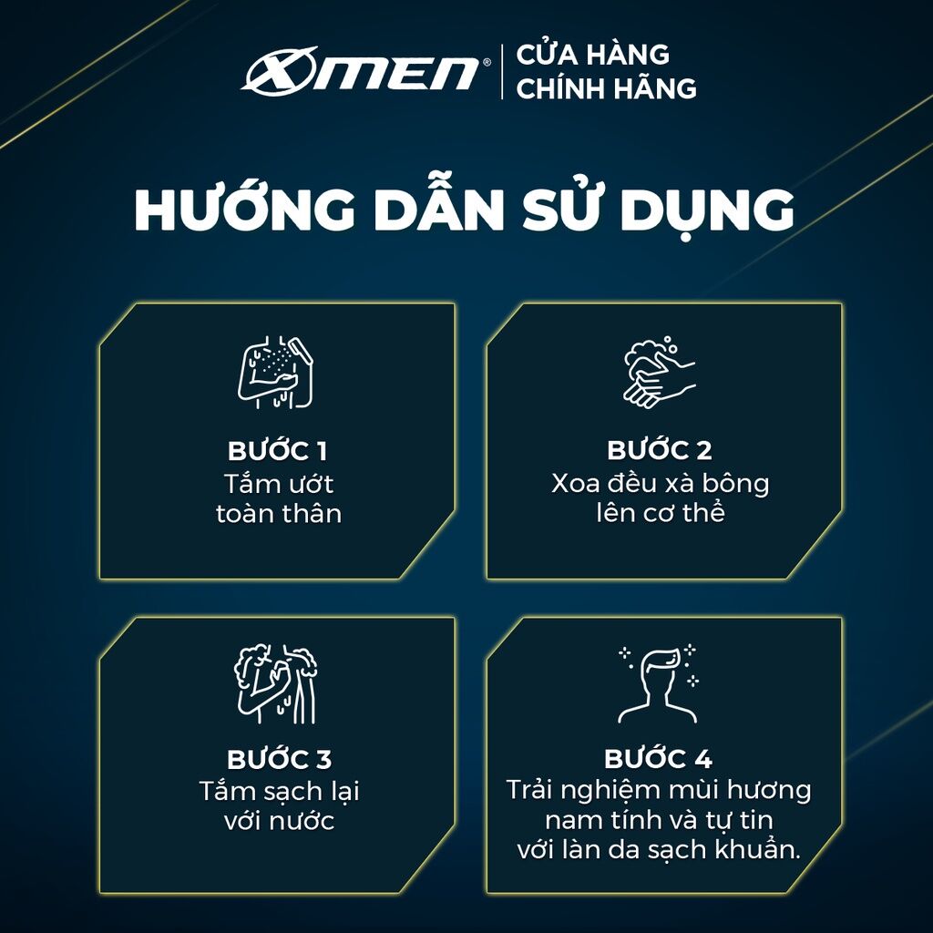 Xà Bông X-Men Fire Thơm Mạnh Mẽ 90g