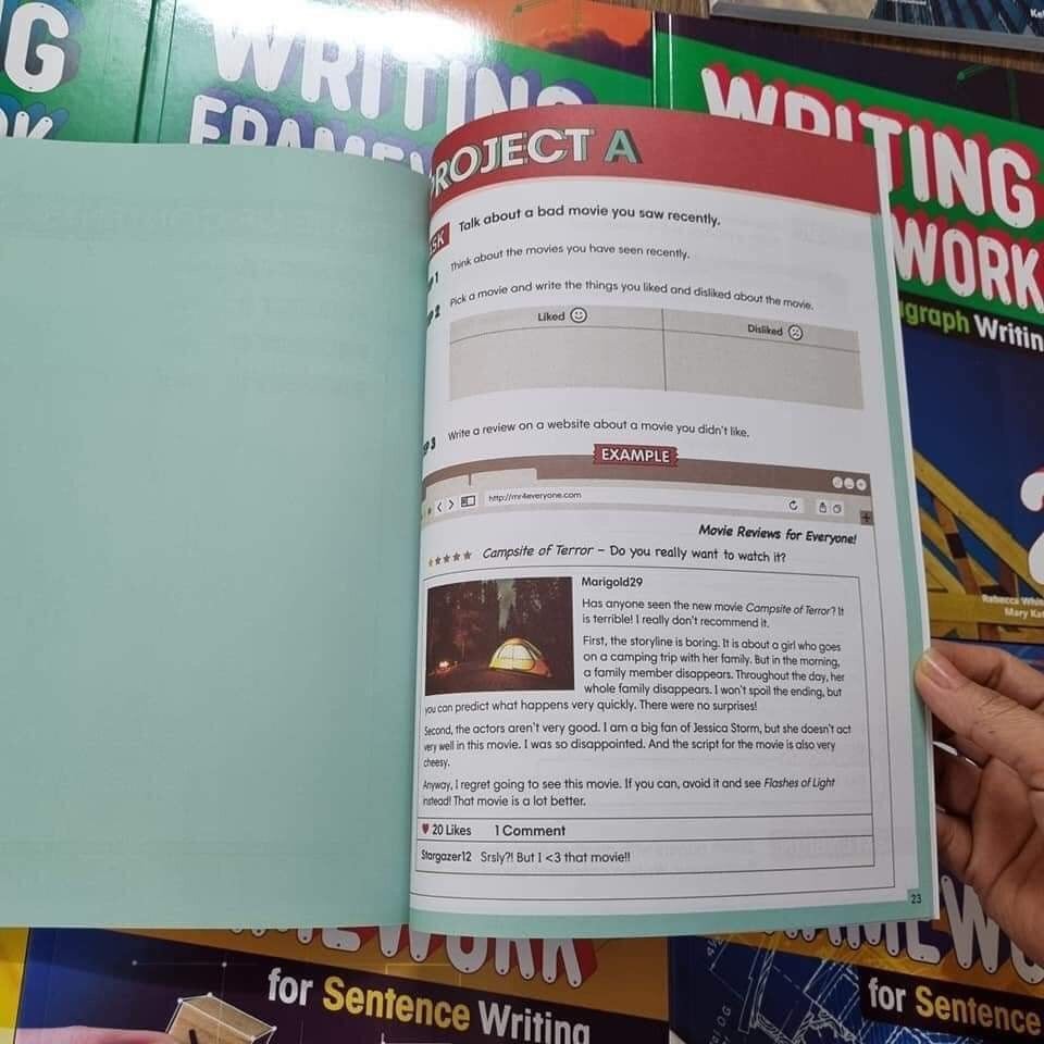 Bộ Writing framework 18c nhập màu