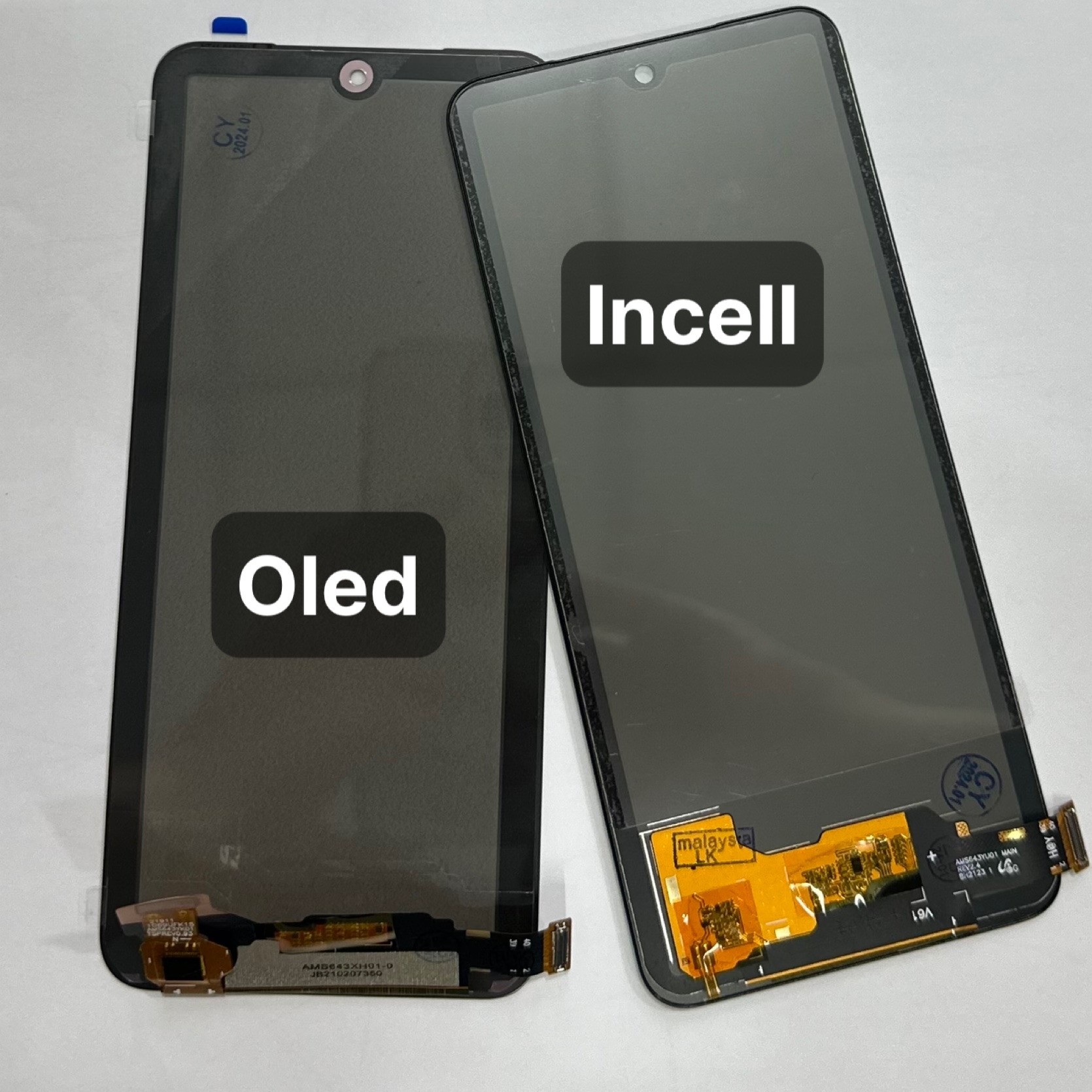 Xiaomi Redmi Note 10 4G / Note 10s display (OLED, Incell) ultra-thin bezel