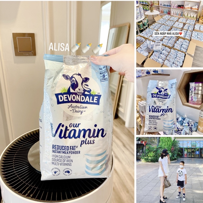 SỮA BỘT DEVONDALE OUR VITAMIN PLUS 1KG ÚC- ALISA