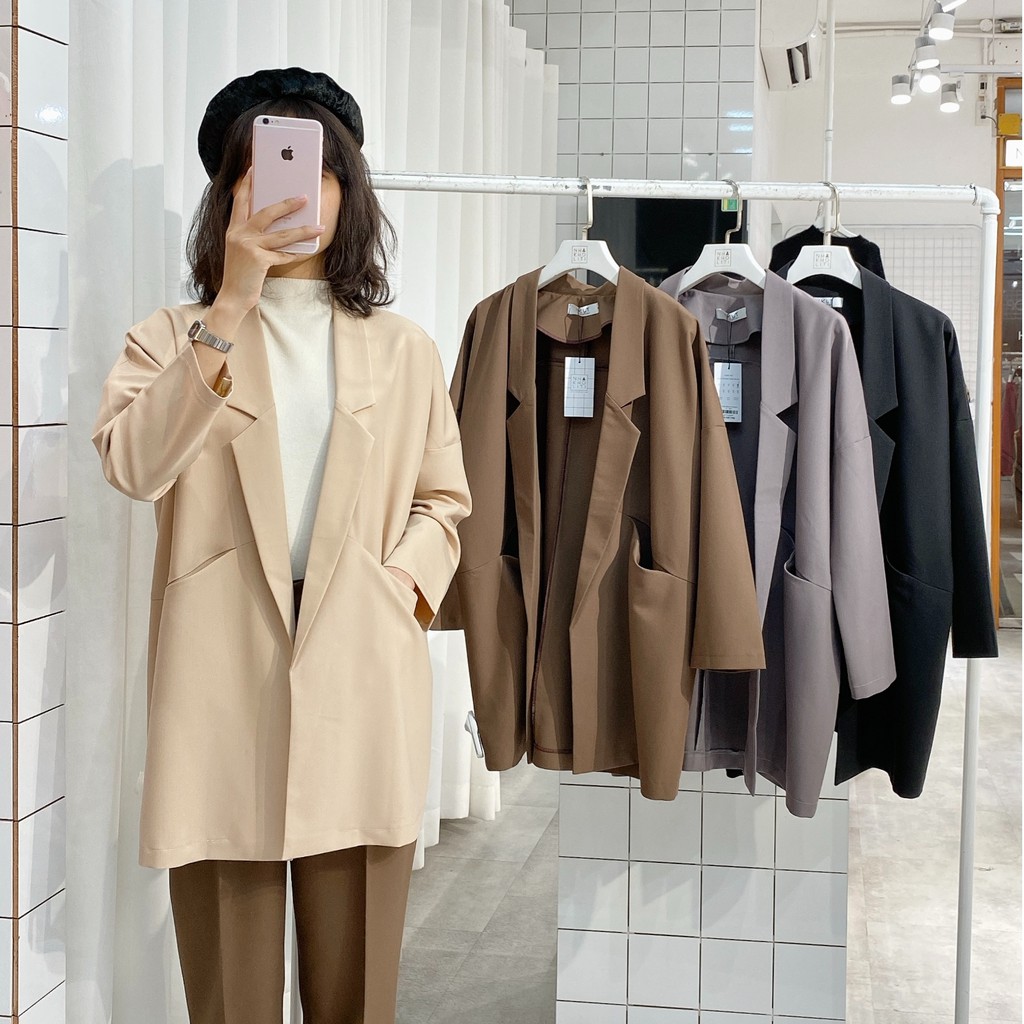 Áo khoác blazer nữ oversized TK - AKTK002