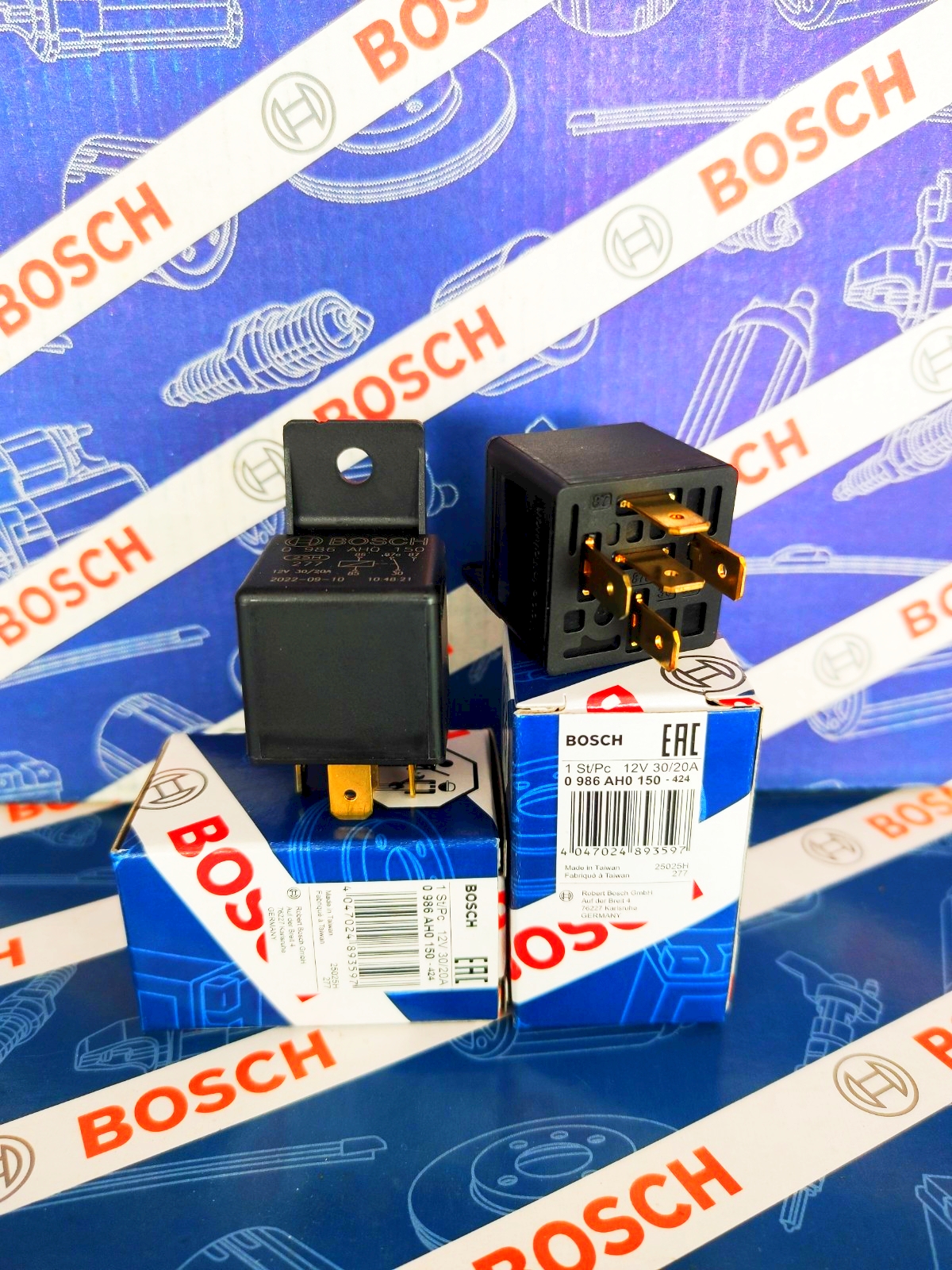 Relay Rờ le Bosch 5 Chân 12V 30A