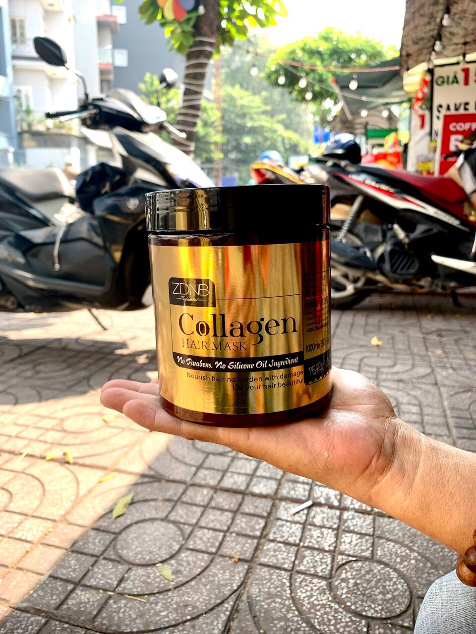 Hấp ủ tóc siêu mềm mượt tại nhà collagen hair mask zdnb | made in japan | 1000ml