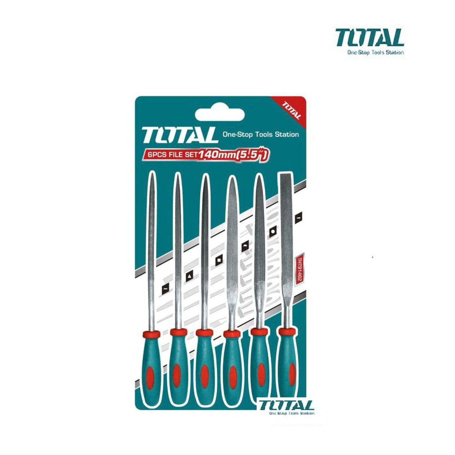 140mm bộ 6 giũa sắt total tht91462