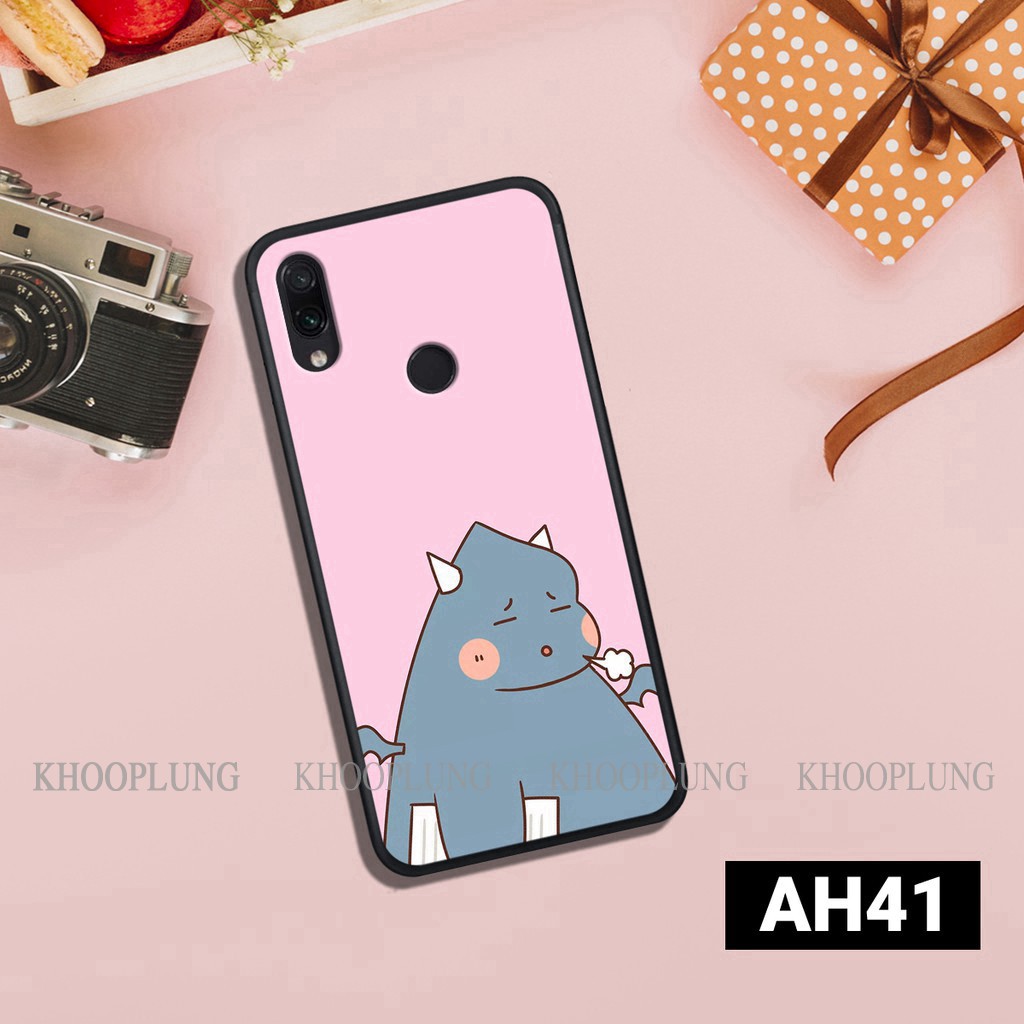 Ốp lưng Xiaomi Redmi 7 - Redmi Note 7 in hình khủng long dễ thương