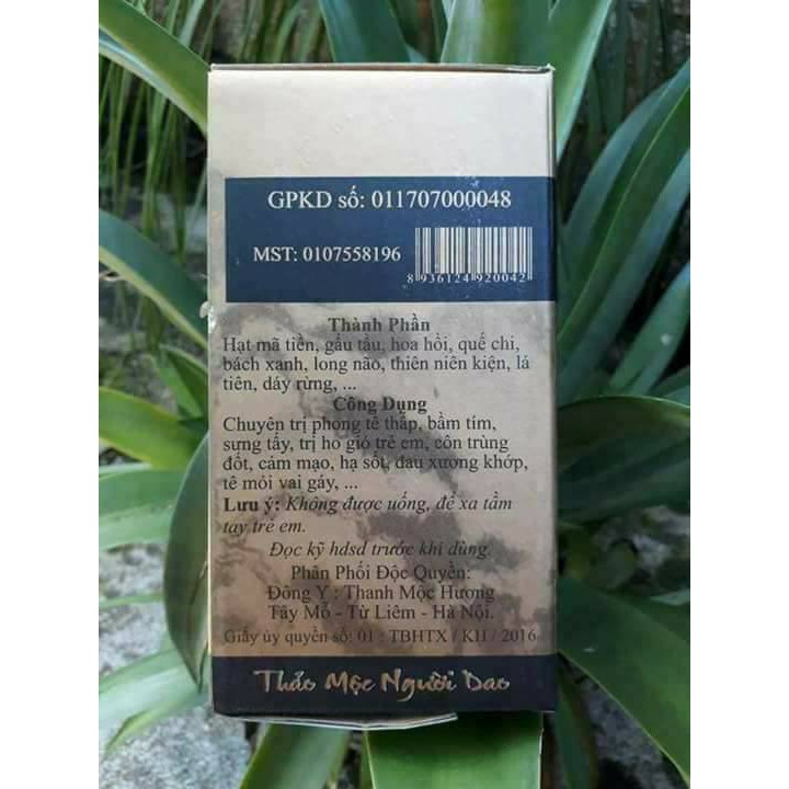 Xoa Bóp Thanh Mộc hương Dân Tộc Dao