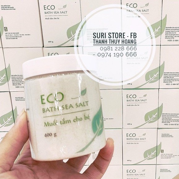 Muối tắm thảo dược cho bé Eco - 400g
