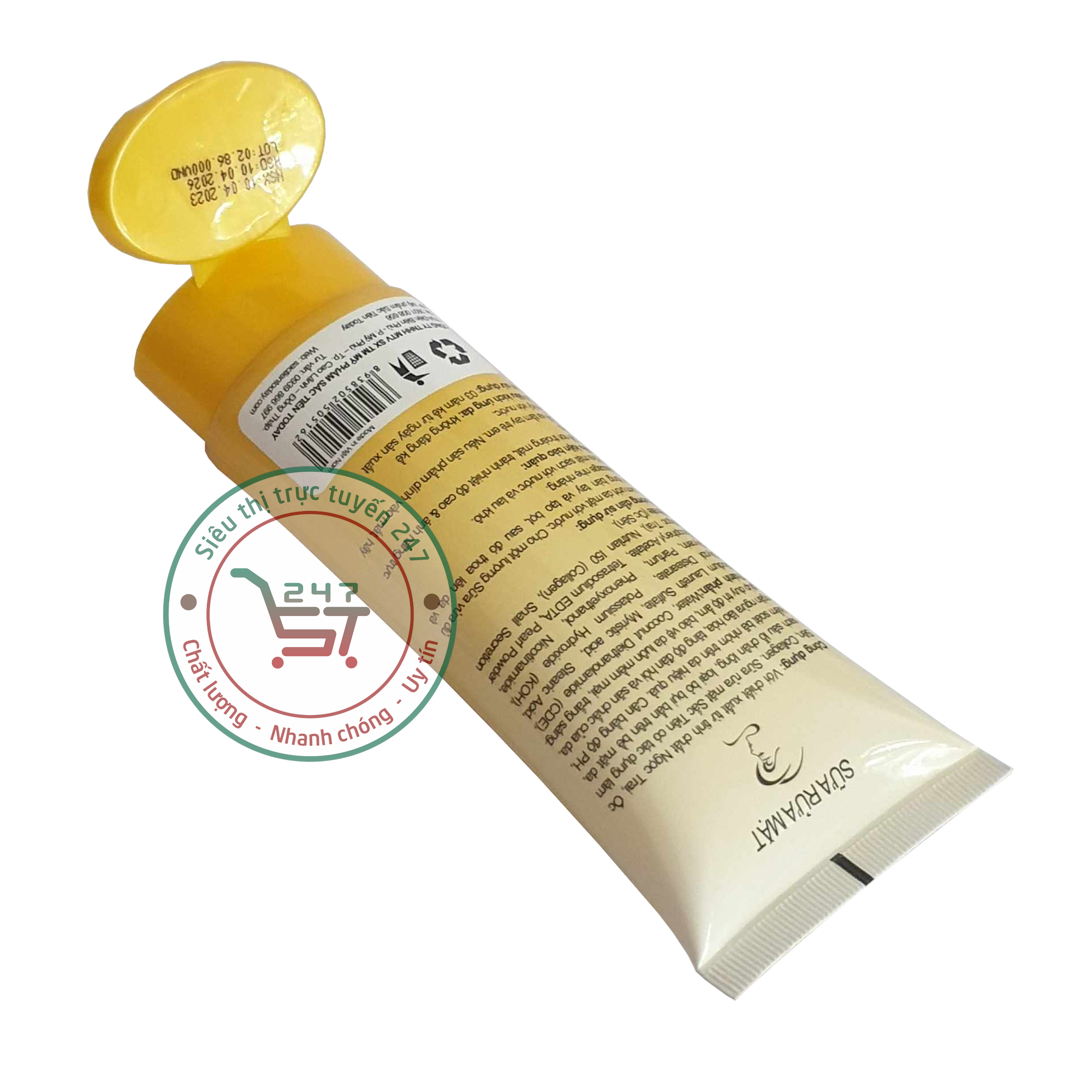 Sữa rửa mặt làm trắng da sạch mụn Sắc Tiên Today 100 ml (vàng)