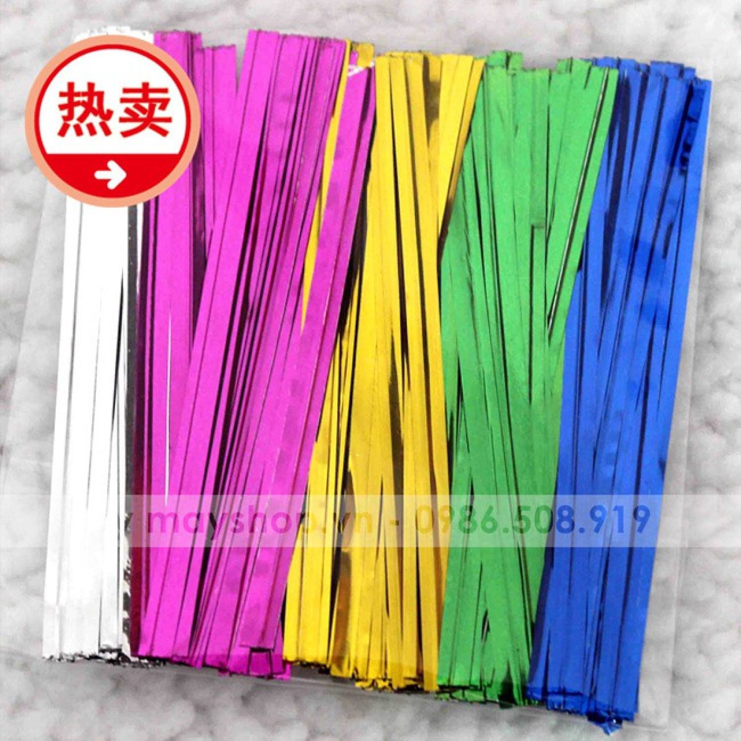 800 Dây kẽm buộc miệng túi (6cm)