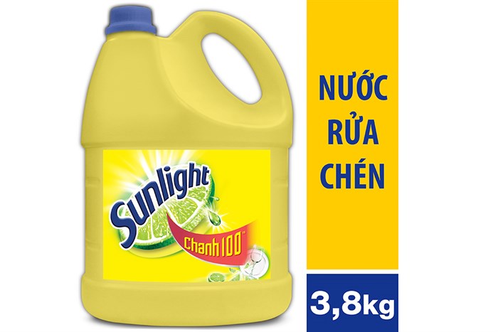 Nước Rửa Chén Sunlight Chanh 3,8 kg