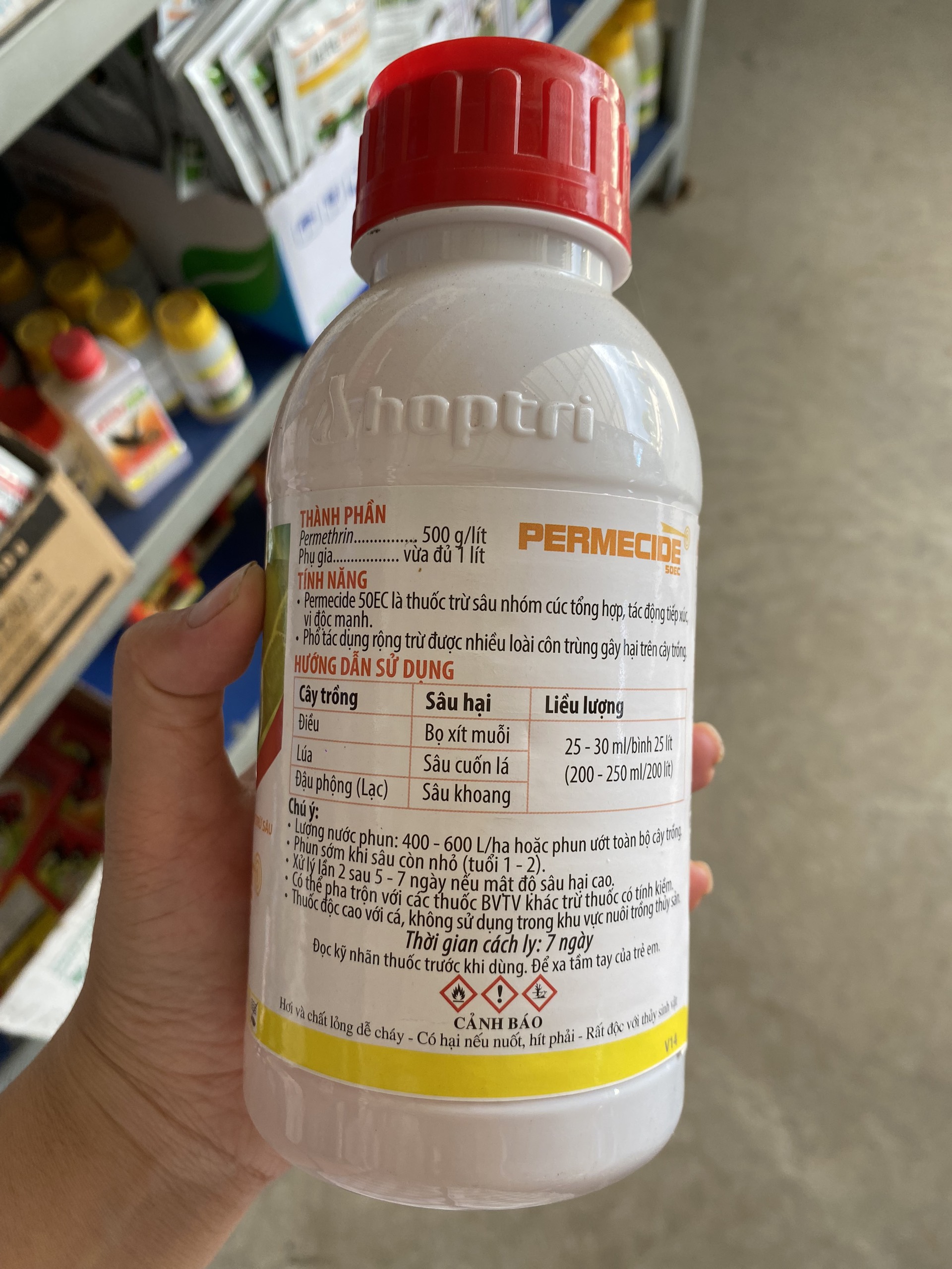 Thuốc trừ sâu PERMECIDE 50EC (480ml)