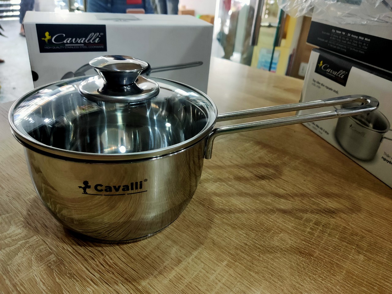 [HCM]nồi quánh bột cavalli inox cao cấp siêu bền 16cm