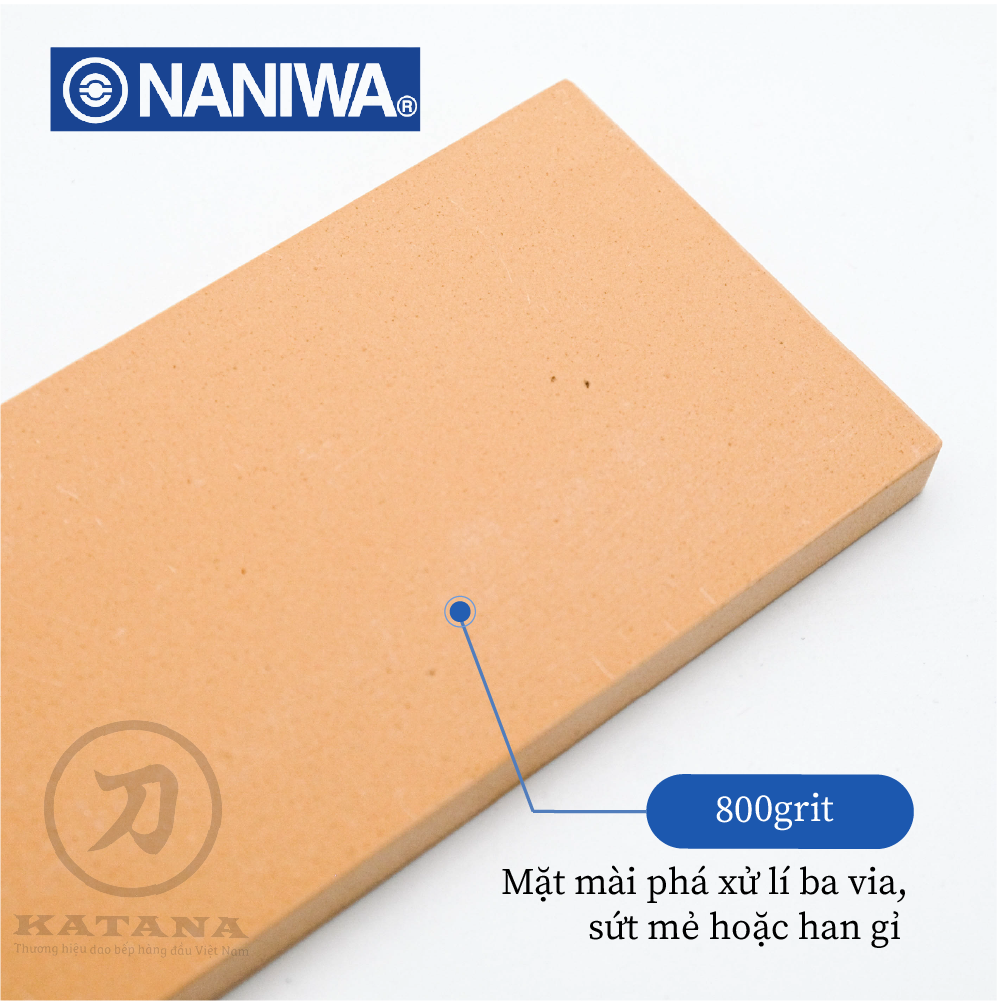 Đá mài trung Naniwa Nhật Bản #800 SUPER SP 408 (210x70x10)