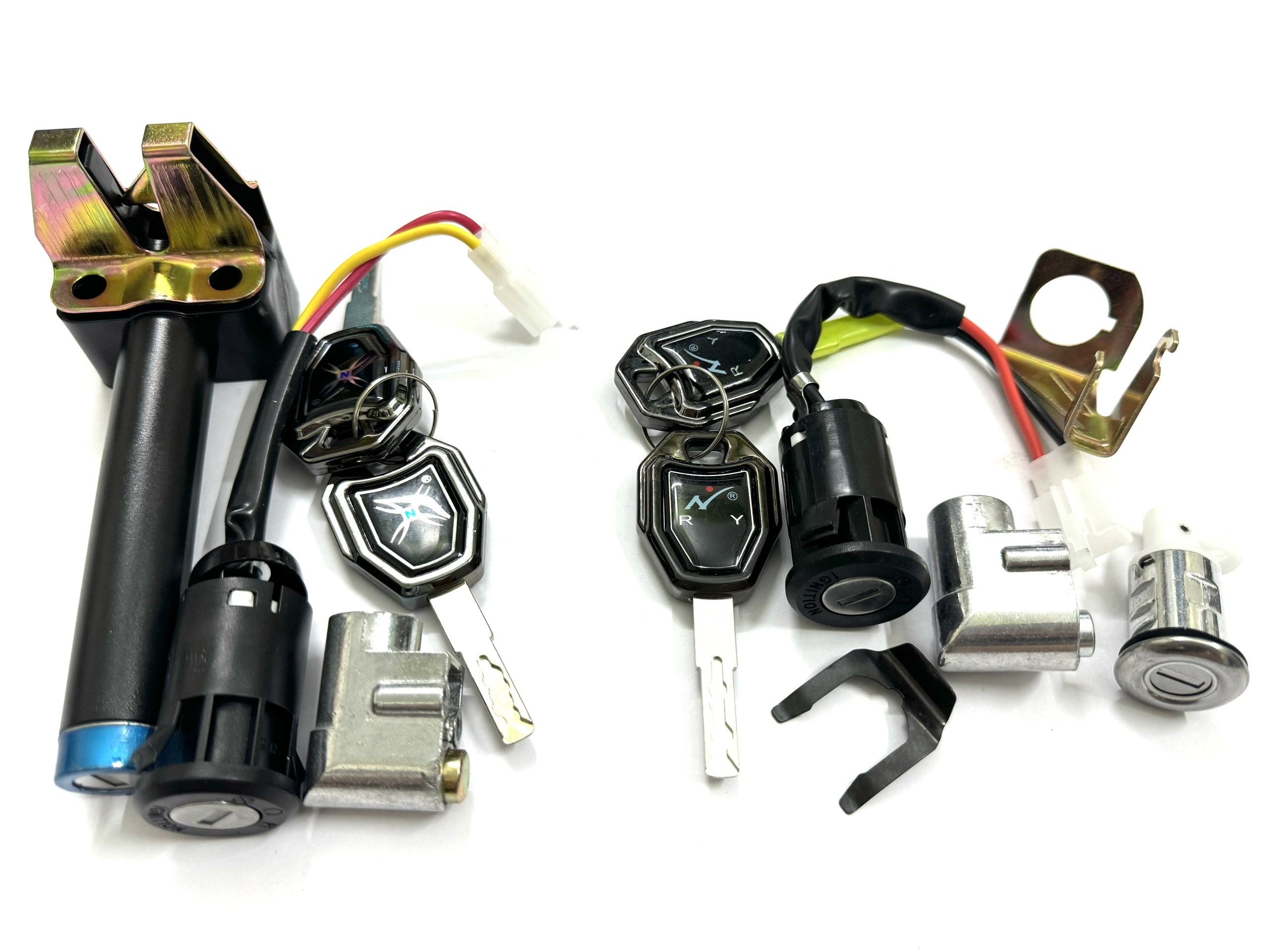 Bộ khóa xe điện 133 và xe xmen theo xe combo 3 khóa