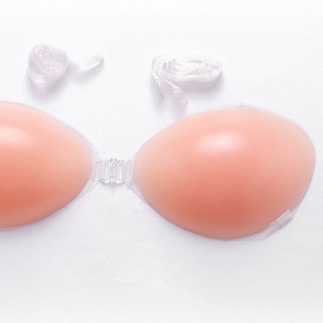 Áo dán ngực MAVARI - Miếng dán ngực silicon cài trước nâng ngực căng tròn tạo khe sử dụng được nhiều lần D4949