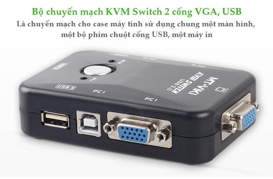 USB KVM Switches 2 ports MT- VIKI chất lượng cao