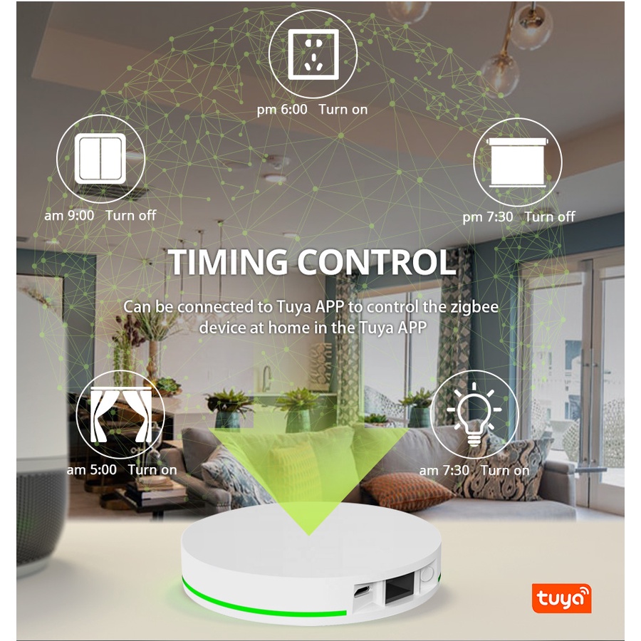 Hub Tuya Zigbee 3.0 Hổ Trơ Apple Home Kit