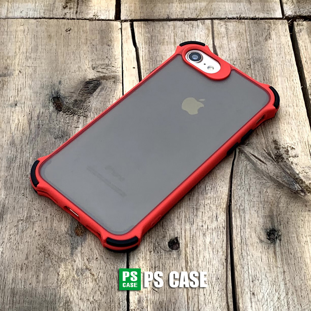 Ốp lưng chống sốc toàn phần dành cho iPhone 7 / iPhone 8 / iPhone SE 2020 - Màu Đỏ - PS Case Phân Phối