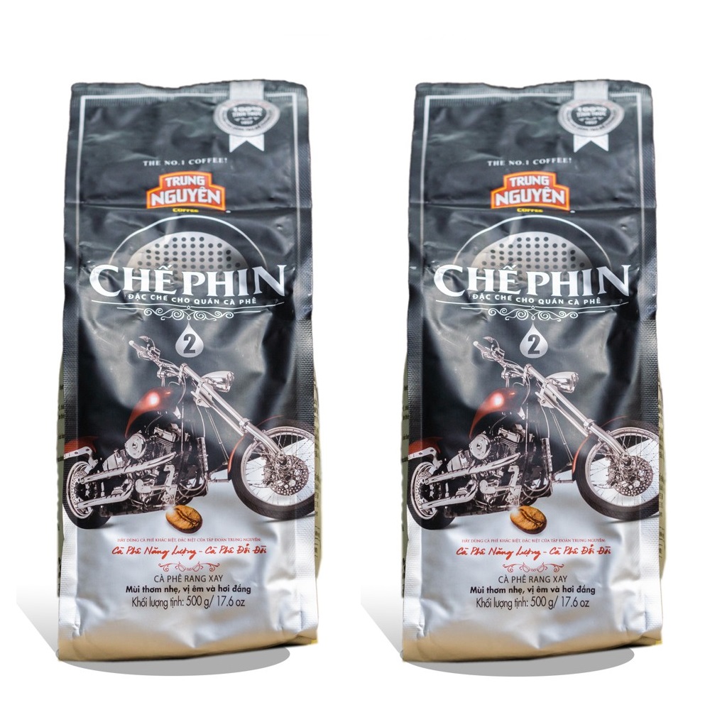 Cà phê Chế Phin 2 Trung Nguyên( Bịch 500gam)-Cà phê bột pha phin