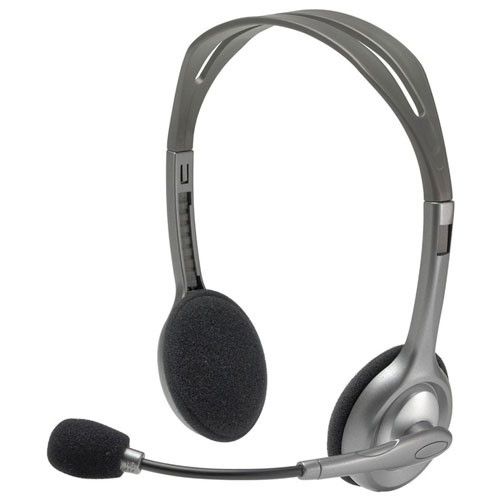 Tai Nghe Có Dây Logitech H111 - Hàng Chính Hãng