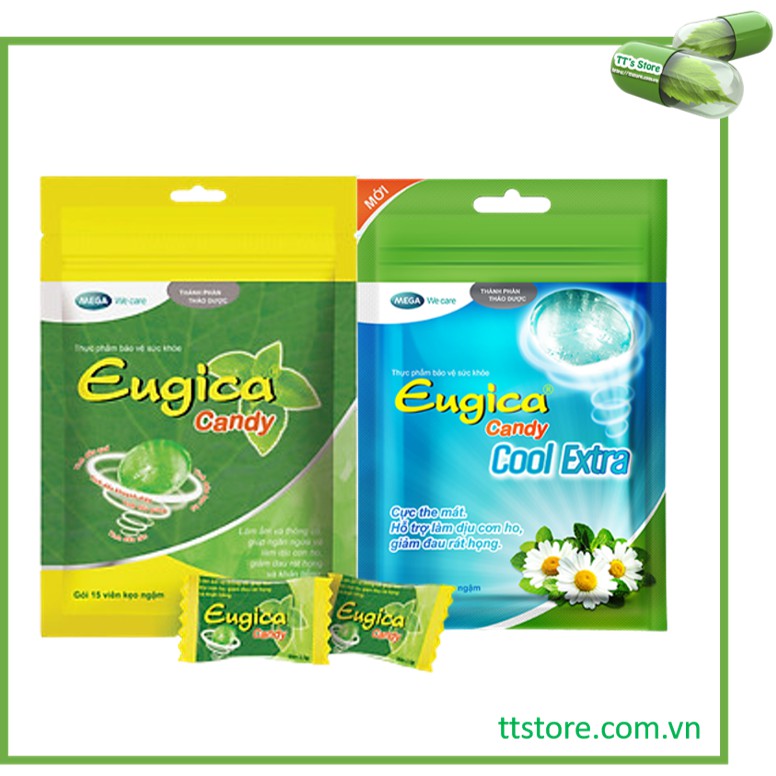 Kẹo Eugica Candy - Eugica Candy Cool Extra Bịch 15 viên