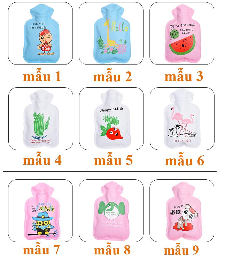 Túi sưởi mini cầm tay 3 lớp (chọn mẫu)