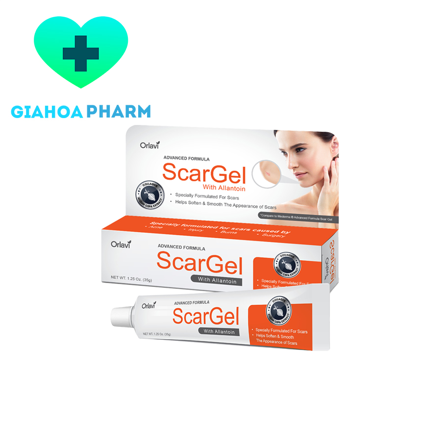 [HCM] [CHÍNH HÃNG] Orlavi Scargel - Gel làm mờ sẹo, cải thiện các loại sẹo vừa, lớn, nhỏ, sẹo thâm
