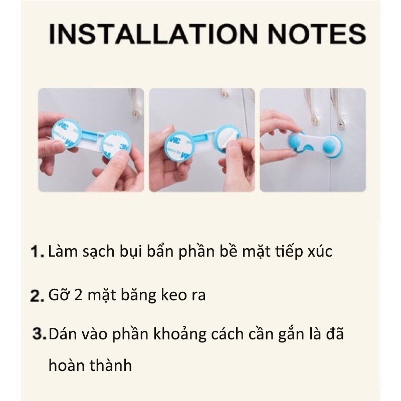 Khóa gài tủ lạnh, tủ đồ đa năng