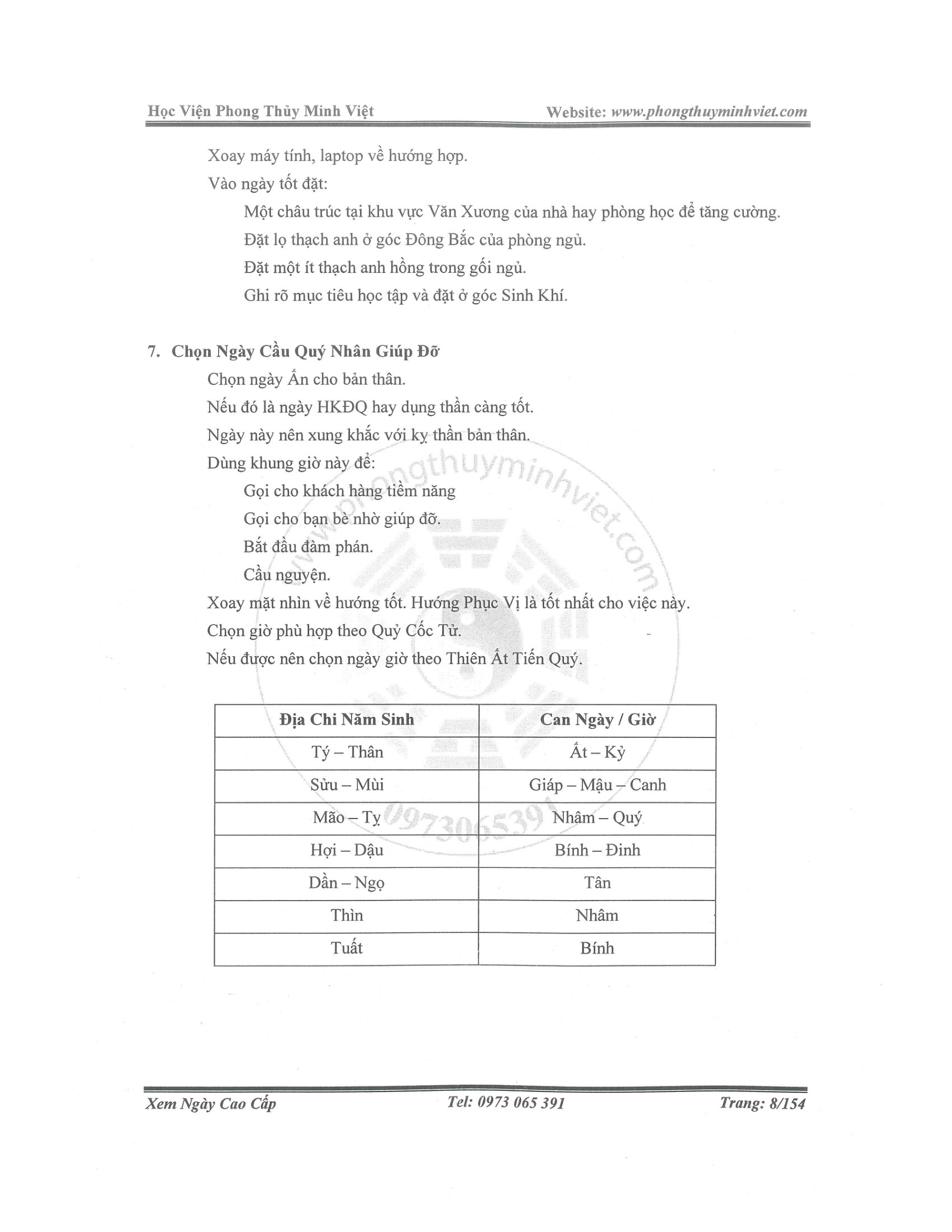 Sách Xem Ngày Cao Cấp (Trạch Nhật Cao Cấp) – Tuệ Minh