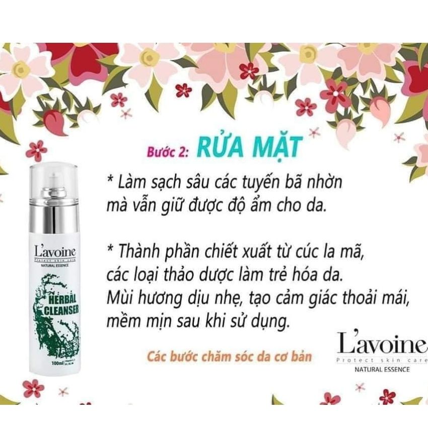 SỮA RỬA MẶT LAVOINE - KIỀM DẦU, NGỪA MỤN
