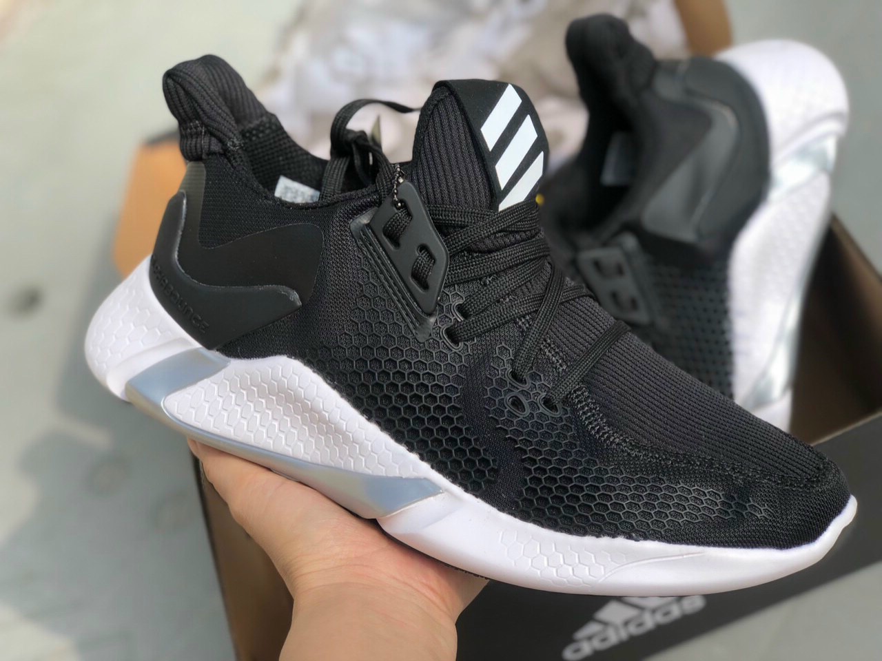 Giày nam adi.das alpha bounce 2020 đủ màu(màu đen, màu xám trăng, xám đỏ, màu xanh, màu cam).