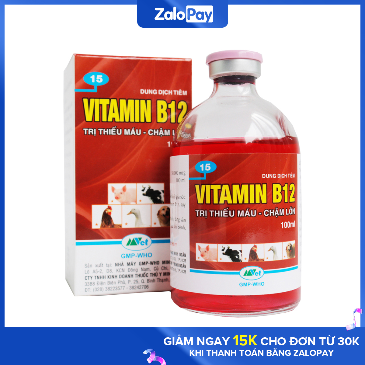 Chế Phẩm B12 Giải Độc Cho Cây Trồng 100ml