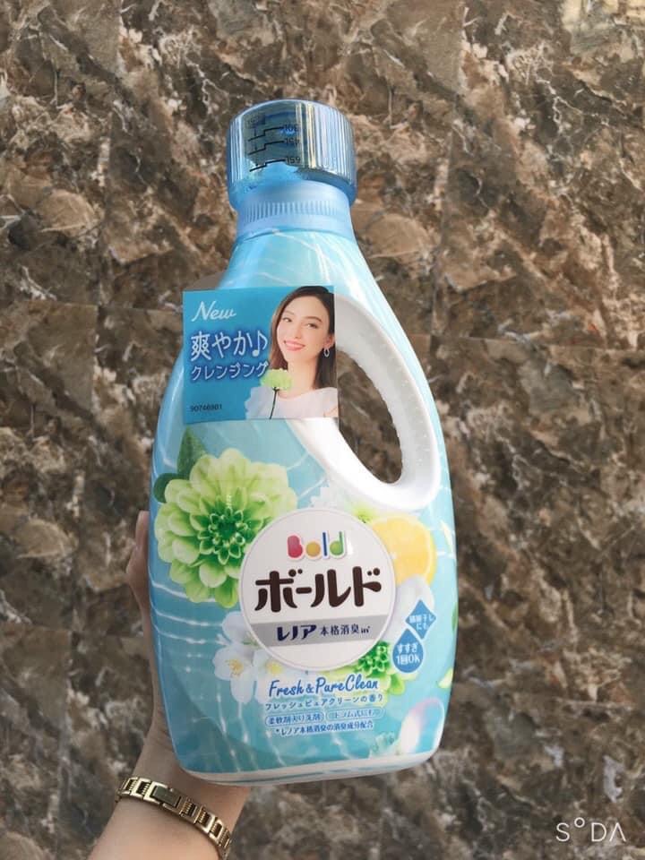 Nước giặt xả 2 in 1 Bold P&G 850g  Nhật Bản