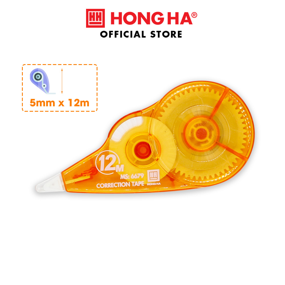 Bút xoá, băng xóa Hồng Hà 5mm x 12m - 6679