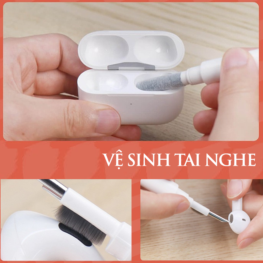 Bộ dụng cụ vệ sinh bàn phím máy tính,tai nghe cao cấp