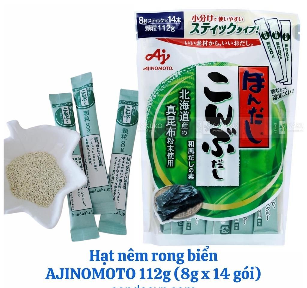 Hạt nêm rong biển Ajinomoto cho bé của Nhật
