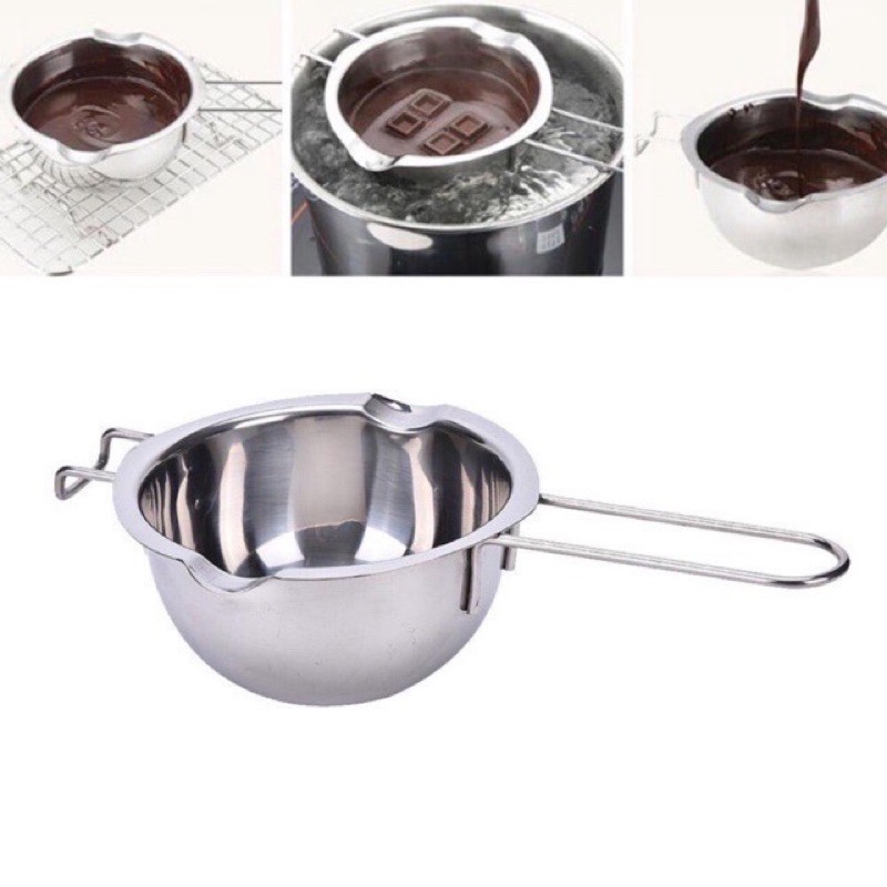 Chảo Đun Chảy Socola Cách Thuỷ Chất Liệu Inox