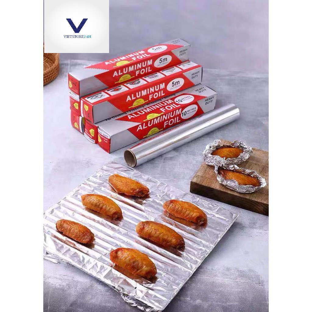 Cuộn Giấy Bạc Bọc Thực Phẩm Aluminium Cao Cấp