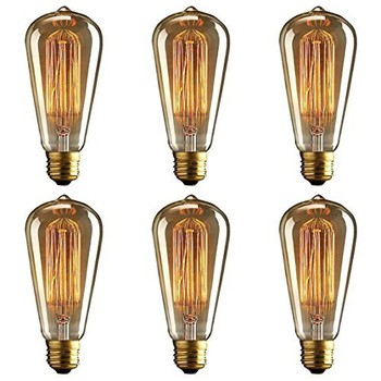 Bộ 6 Đèn Edison Vintage ST64 40W E27